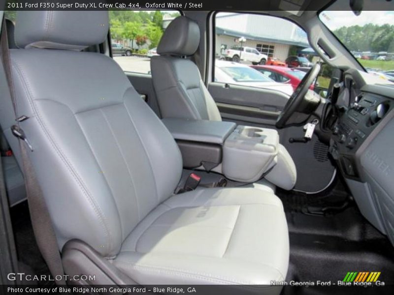 Oxford White / Steel 2011 Ford F350 Super Duty XL Crew Cab 4x4