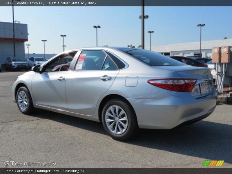 Celestial Silver Metallic / Black 2017 Toyota Camry LE