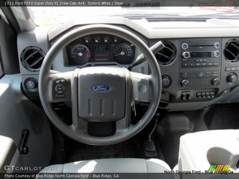 Oxford White / Steel 2011 Ford F350 Super Duty XL Crew Cab 4x4
