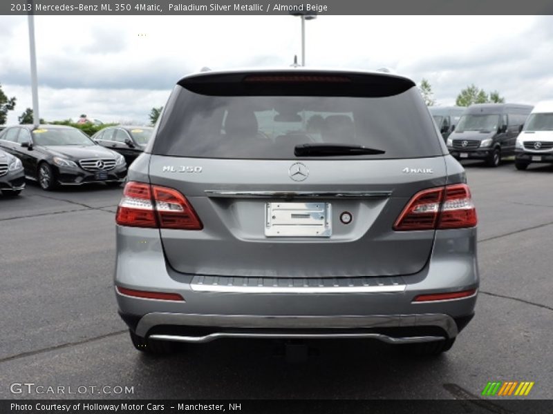 Palladium Silver Metallic / Almond Beige 2013 Mercedes-Benz ML 350 4Matic