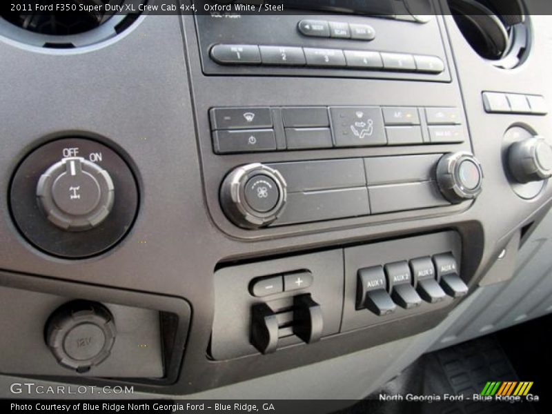 Oxford White / Steel 2011 Ford F350 Super Duty XL Crew Cab 4x4