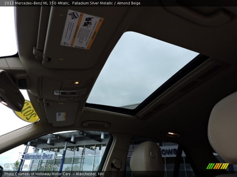 Palladium Silver Metallic / Almond Beige 2013 Mercedes-Benz ML 350 4Matic