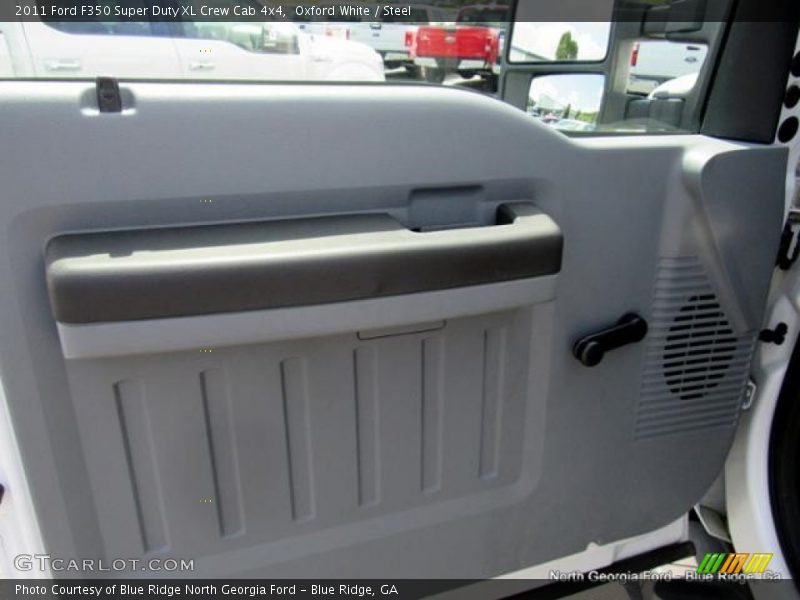 Oxford White / Steel 2011 Ford F350 Super Duty XL Crew Cab 4x4