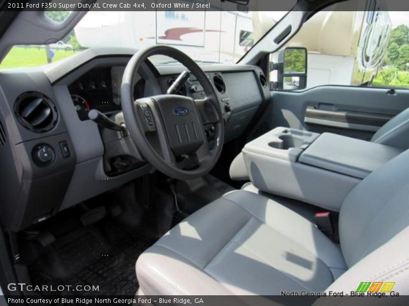 Oxford White / Steel 2011 Ford F350 Super Duty XL Crew Cab 4x4
