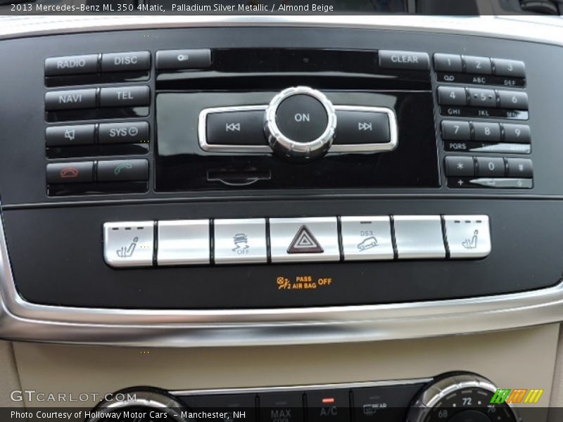 Palladium Silver Metallic / Almond Beige 2013 Mercedes-Benz ML 350 4Matic
