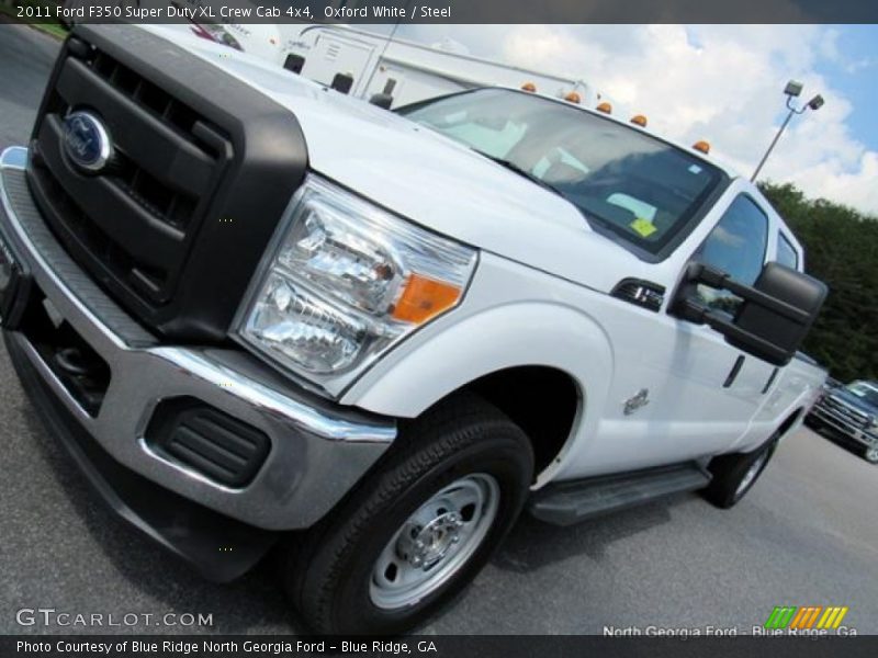 Oxford White / Steel 2011 Ford F350 Super Duty XL Crew Cab 4x4