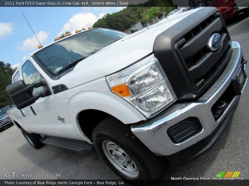 Oxford White / Steel 2011 Ford F350 Super Duty XL Crew Cab 4x4