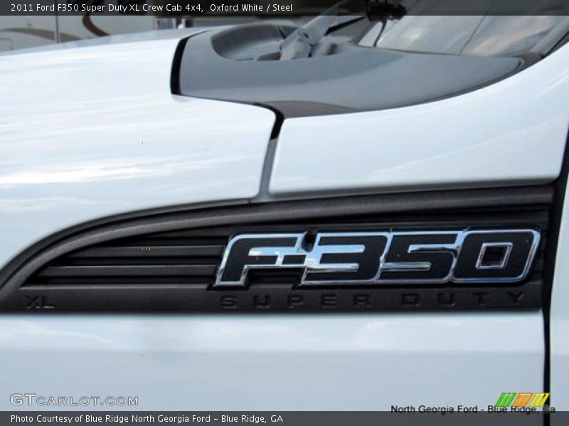 Oxford White / Steel 2011 Ford F350 Super Duty XL Crew Cab 4x4