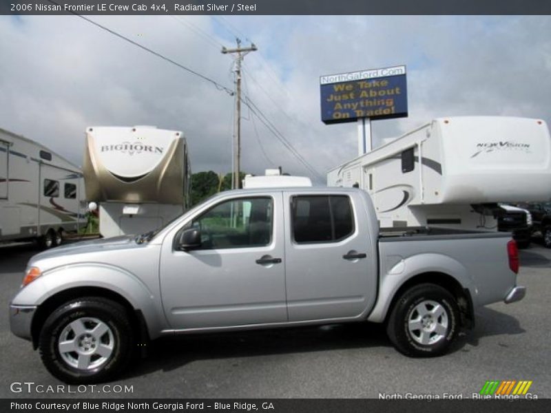 Radiant Silver / Steel 2006 Nissan Frontier LE Crew Cab 4x4