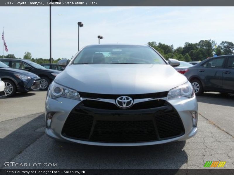 Celestial Silver Metallic / Black 2017 Toyota Camry SE