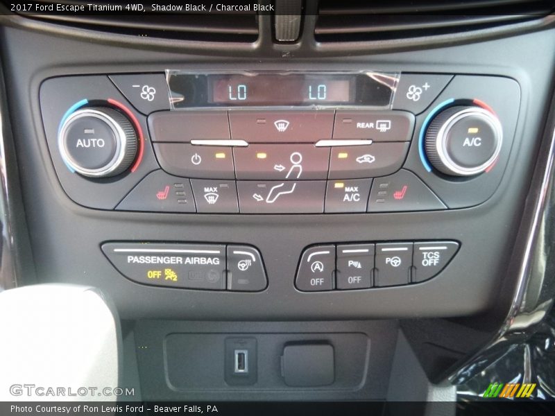 Shadow Black / Charcoal Black 2017 Ford Escape Titanium 4WD