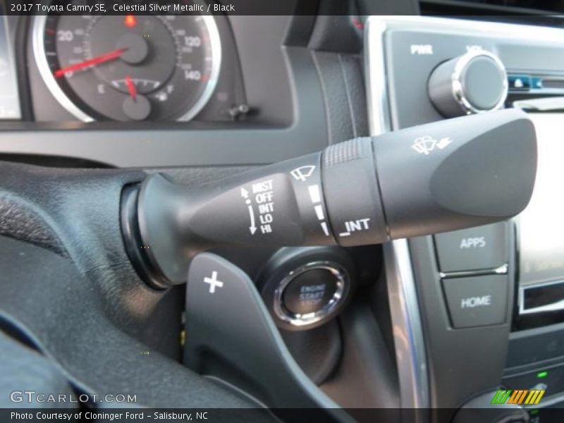Celestial Silver Metallic / Black 2017 Toyota Camry SE