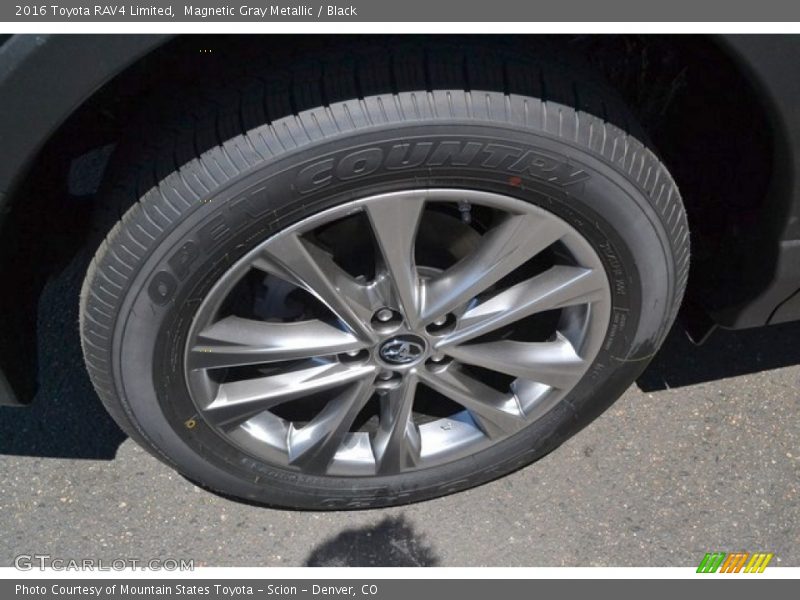 Magnetic Gray Metallic / Black 2016 Toyota RAV4 Limited