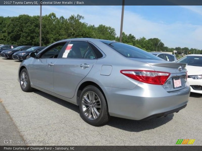 Celestial Silver Metallic / Black 2017 Toyota Camry SE