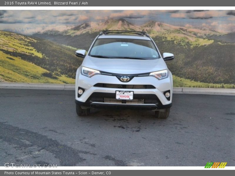 Blizzard Pearl / Ash 2016 Toyota RAV4 Limited