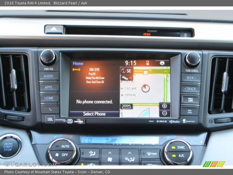 Blizzard Pearl / Ash 2016 Toyota RAV4 Limited