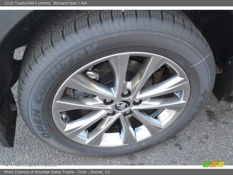 Blizzard Pearl / Ash 2016 Toyota RAV4 Limited