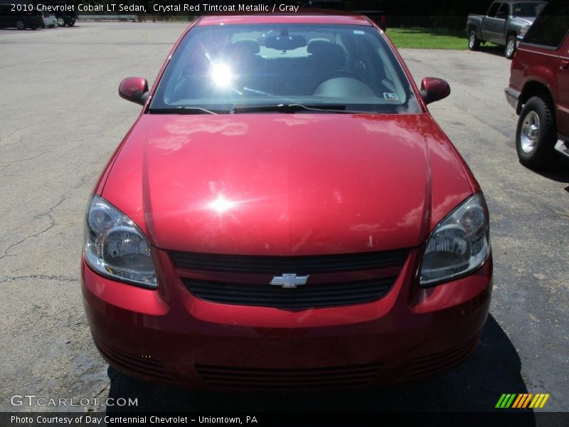 Crystal Red Tintcoat Metallic / Gray 2010 Chevrolet Cobalt LT Sedan