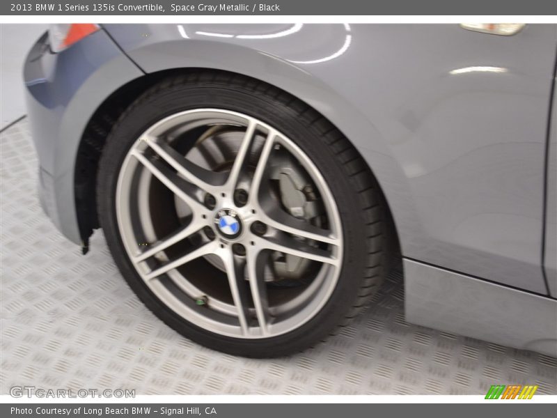 Space Gray Metallic / Black 2013 BMW 1 Series 135is Convertible