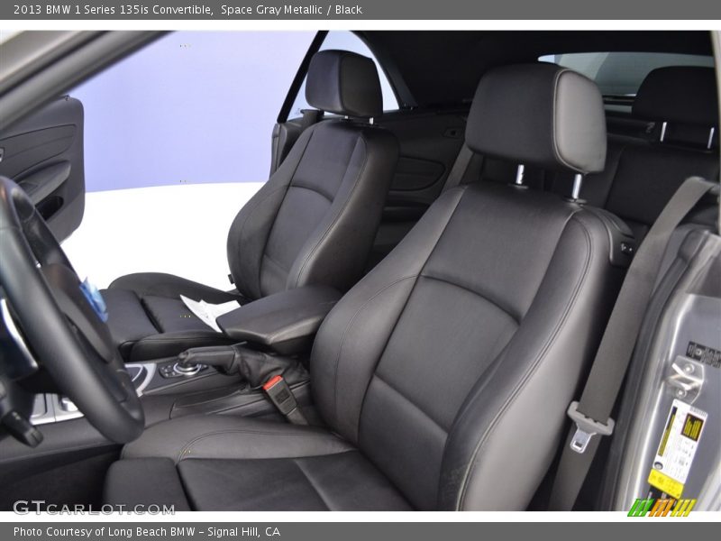 Space Gray Metallic / Black 2013 BMW 1 Series 135is Convertible