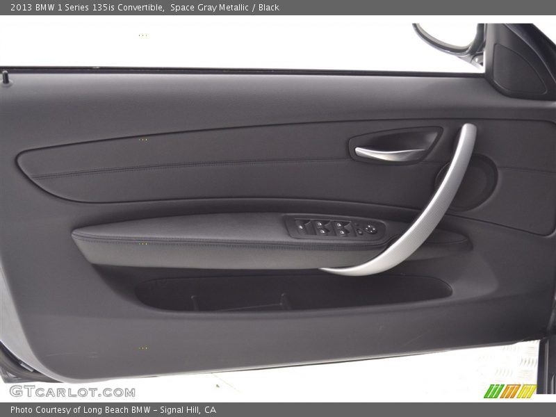 Space Gray Metallic / Black 2013 BMW 1 Series 135is Convertible