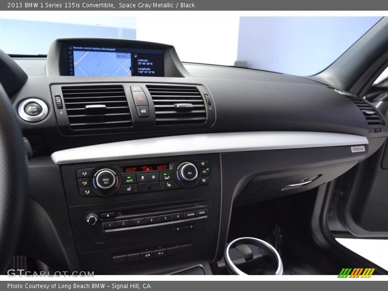 Space Gray Metallic / Black 2013 BMW 1 Series 135is Convertible