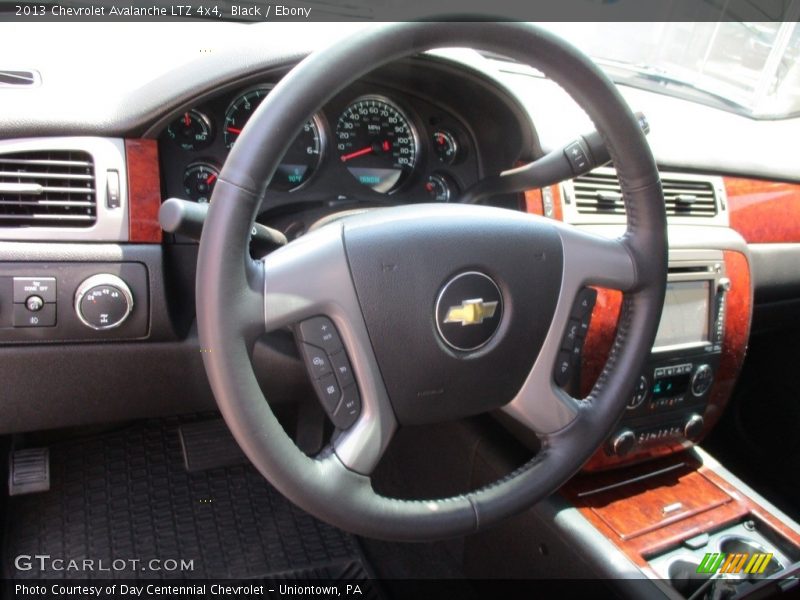 Black / Ebony 2013 Chevrolet Avalanche LTZ 4x4