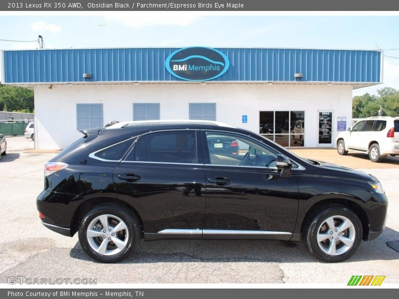 Obsidian Black / Parchment/Espresso Birds Eye Maple 2013 Lexus RX 350 AWD