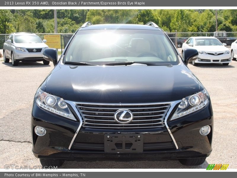 Obsidian Black / Parchment/Espresso Birds Eye Maple 2013 Lexus RX 350 AWD