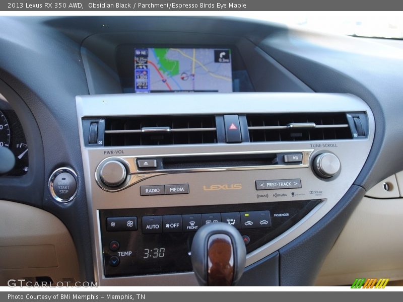 Obsidian Black / Parchment/Espresso Birds Eye Maple 2013 Lexus RX 350 AWD