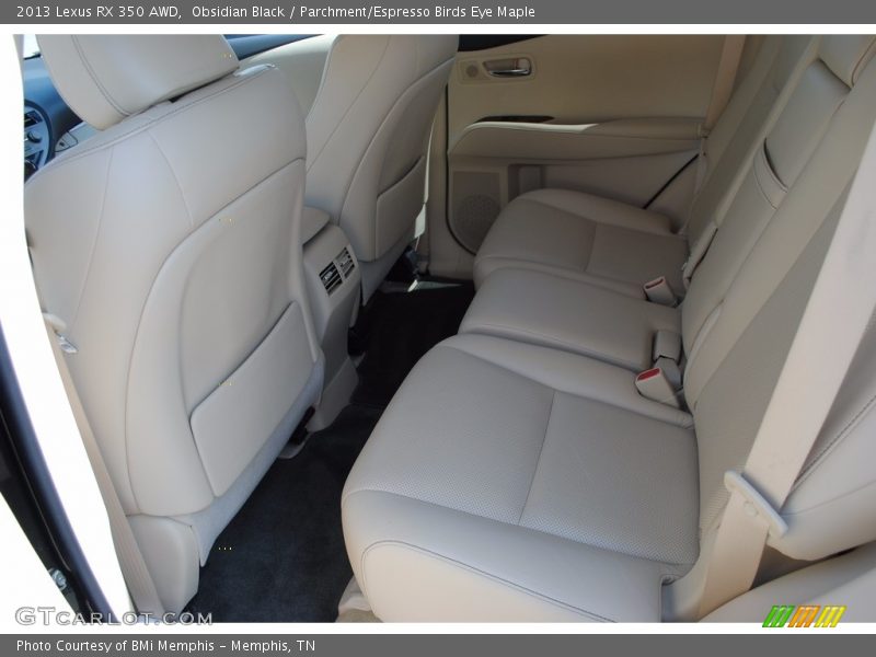 Obsidian Black / Parchment/Espresso Birds Eye Maple 2013 Lexus RX 350 AWD