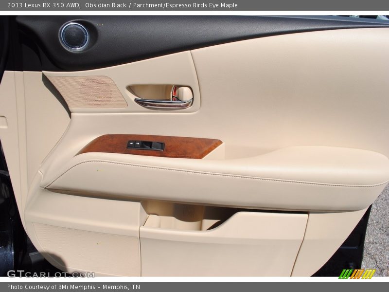 Obsidian Black / Parchment/Espresso Birds Eye Maple 2013 Lexus RX 350 AWD