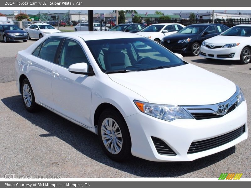 Super White / Ash 2014 Toyota Camry LE