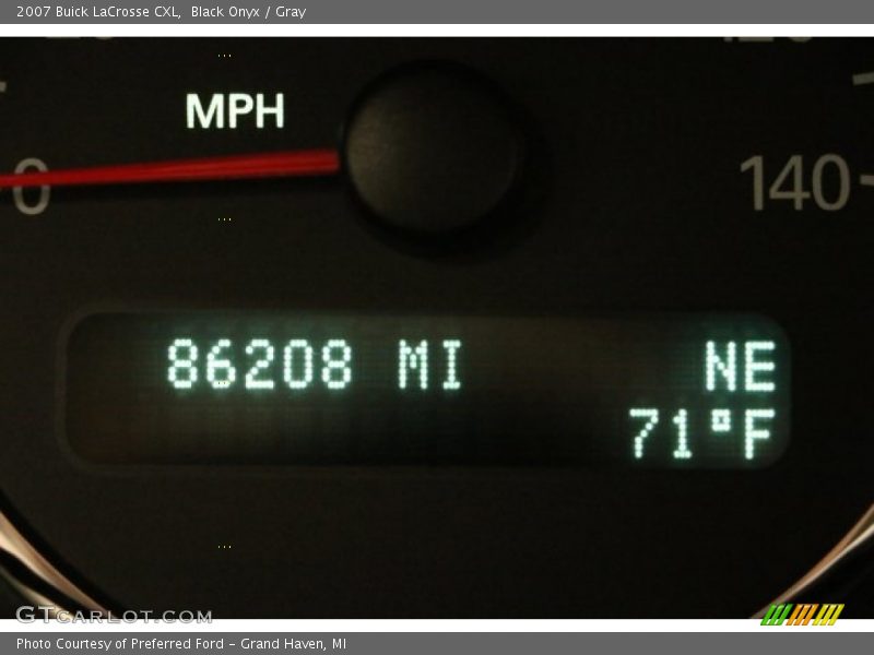 Black Onyx / Gray 2007 Buick LaCrosse CXL