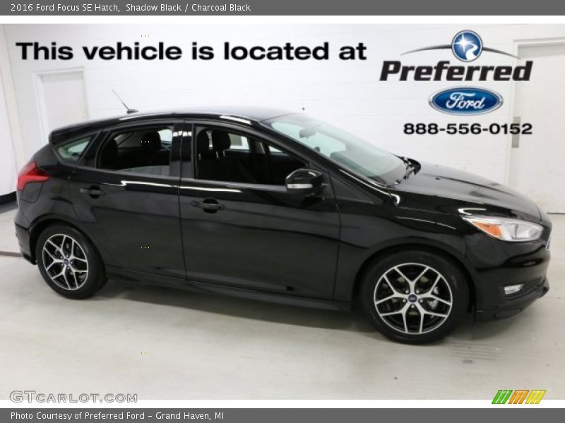 Shadow Black / Charcoal Black 2016 Ford Focus SE Hatch