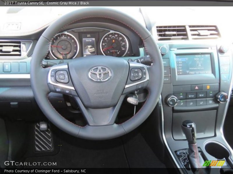 Dashboard of 2017 Camry SE