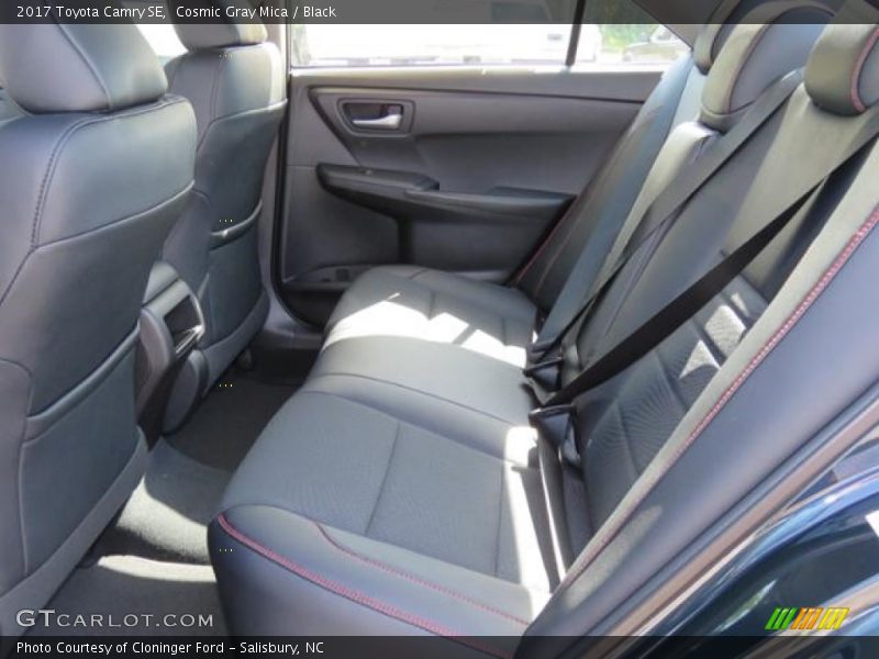 Rear Seat of 2017 Camry SE