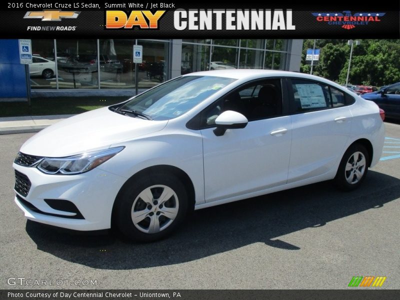 Summit White / Jet Black 2016 Chevrolet Cruze LS Sedan