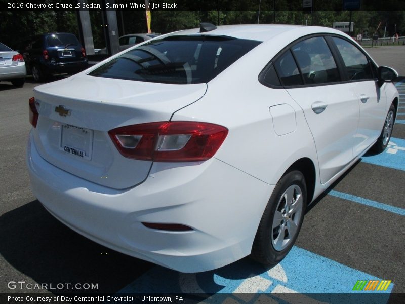 Summit White / Jet Black 2016 Chevrolet Cruze LS Sedan