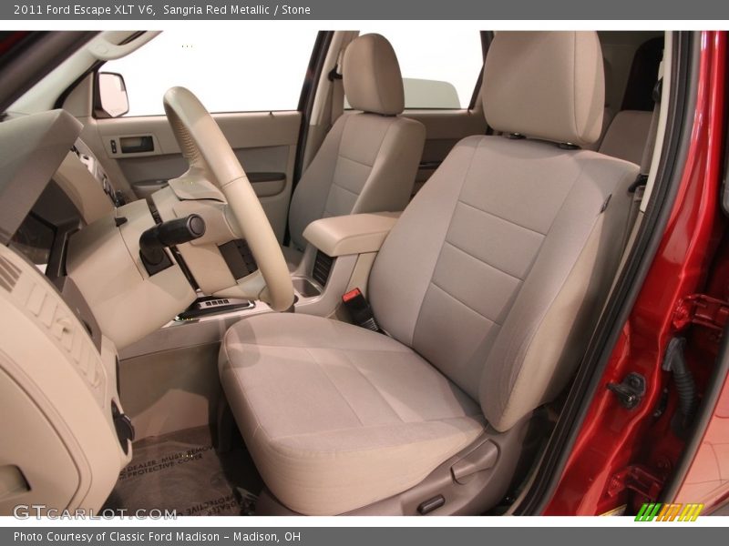 Sangria Red Metallic / Stone 2011 Ford Escape XLT V6