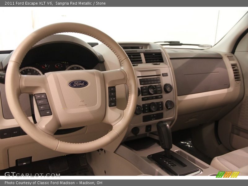 Sangria Red Metallic / Stone 2011 Ford Escape XLT V6