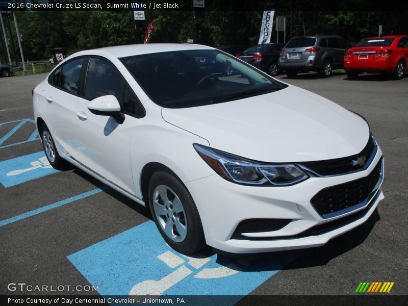 Summit White / Jet Black 2016 Chevrolet Cruze LS Sedan