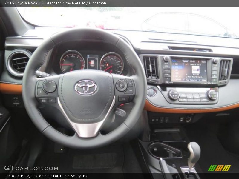 Magnetic Gray Metallic / Cinnamon 2016 Toyota RAV4 SE