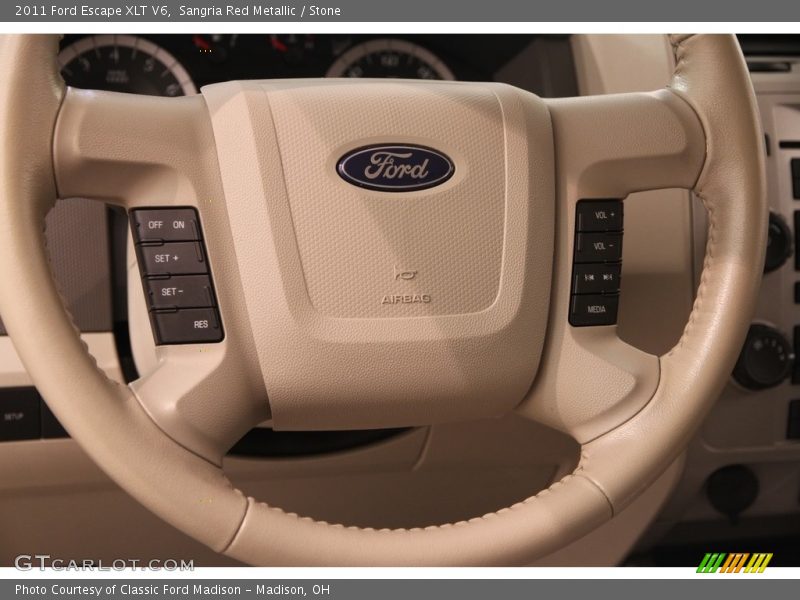 Sangria Red Metallic / Stone 2011 Ford Escape XLT V6