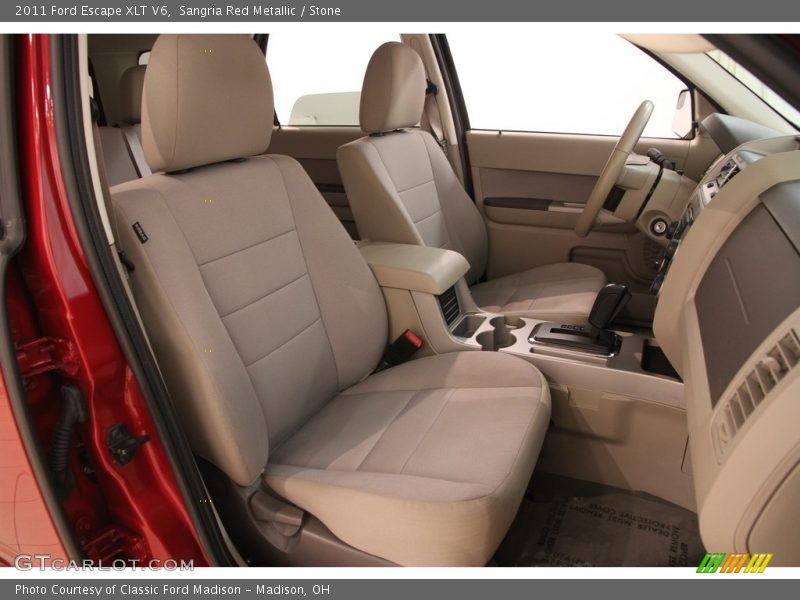 Sangria Red Metallic / Stone 2011 Ford Escape XLT V6