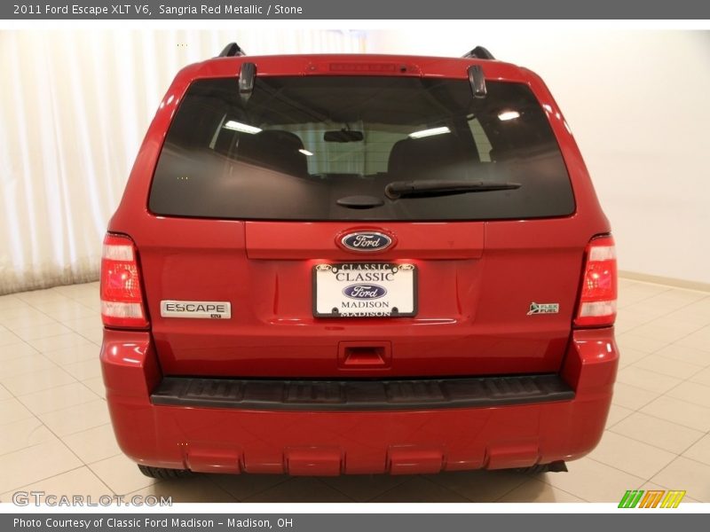 Sangria Red Metallic / Stone 2011 Ford Escape XLT V6