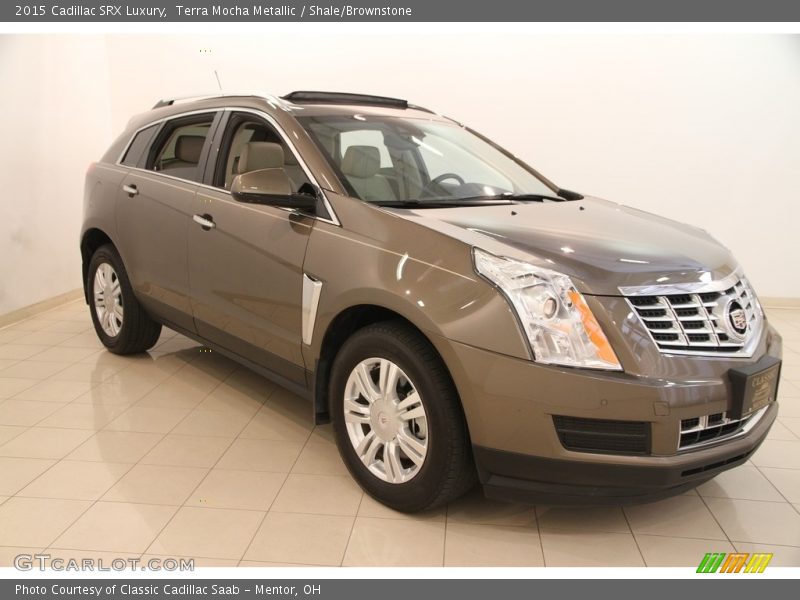 Terra Mocha Metallic / Shale/Brownstone 2015 Cadillac SRX Luxury