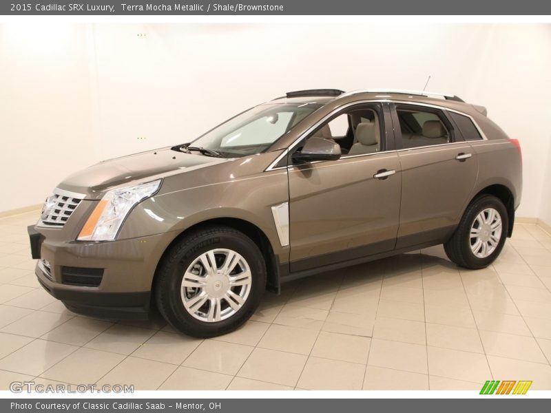 Terra Mocha Metallic / Shale/Brownstone 2015 Cadillac SRX Luxury