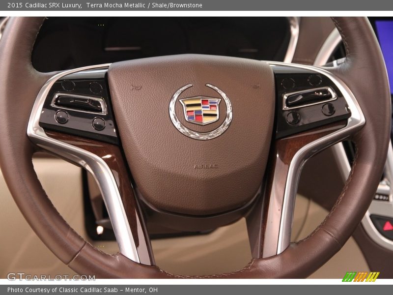 Terra Mocha Metallic / Shale/Brownstone 2015 Cadillac SRX Luxury