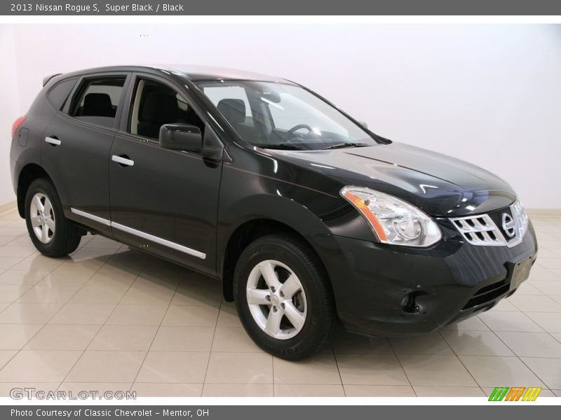 Super Black / Black 2013 Nissan Rogue S